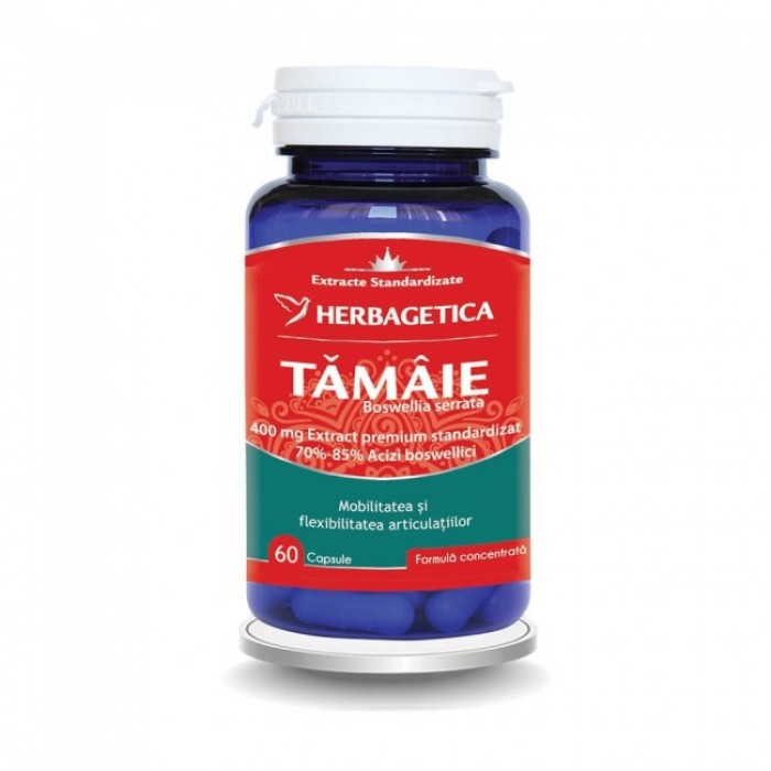 Tamaie - Boswellia Serrata (60 cps), Herbagetica Tamaie - Boswellia Serrata (60 cps), Herbagetica