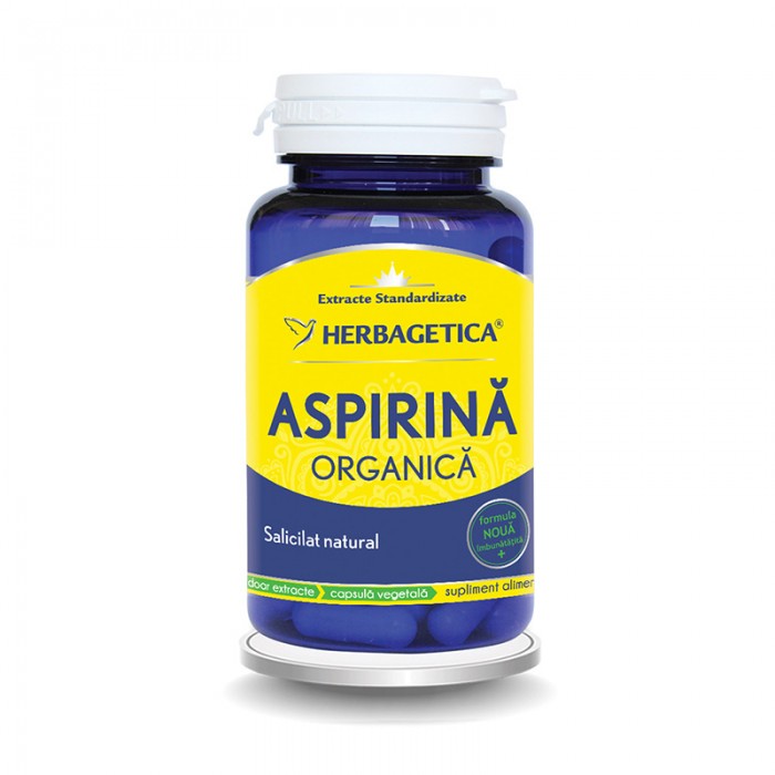 Aspirina Organica (30 capsule), Herbagetica