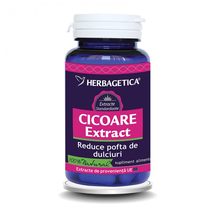 Cicoare Extract (30 capsule), Herbagetica Cicoare Extract (30 capsule), Herbagetica