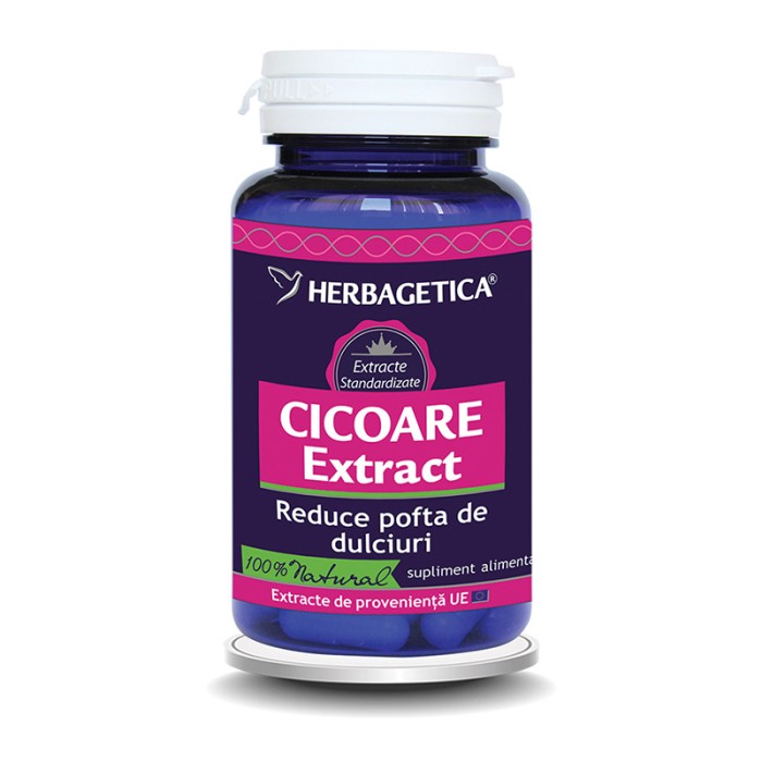 Cicoare Extract (60 capsule), Herbagetica Cicoare Extract (60 capsule), Herbagetica