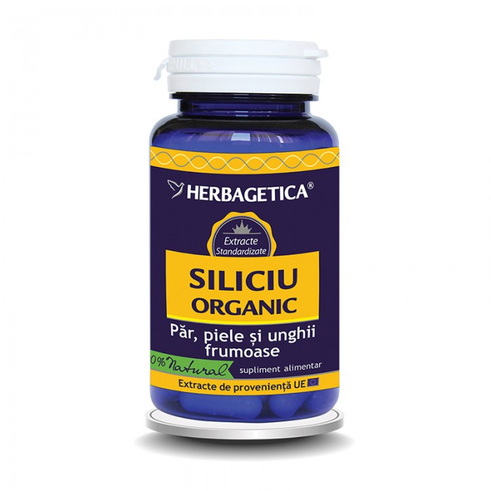 Siliciu Organic (30 capsule), Herbagetica Siliciu Organic (30 capsule), Herbagetica