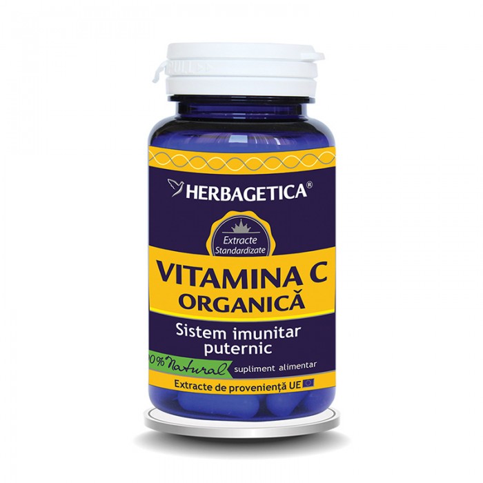 Vitamina C Organica (30 capsule), Herbagetica Vitamina C Organica (30 capsule), Herbagetica