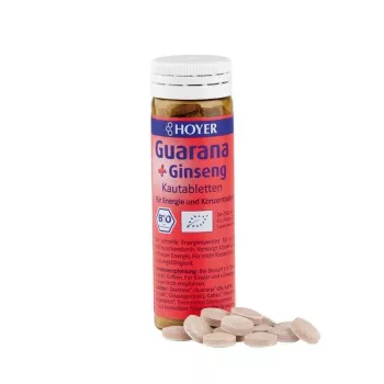 Dropsuri cu guarana si ginseng eco (60 bucati), Hoyer Dropsuri cu guarana si ginseng eco (60 bucati), Hoyer