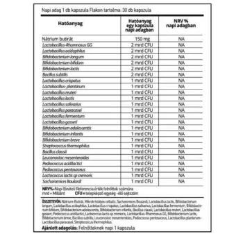 MikroBiom24 - supliment alimentar, capsule cu flora vie (30 capsule), Hymato