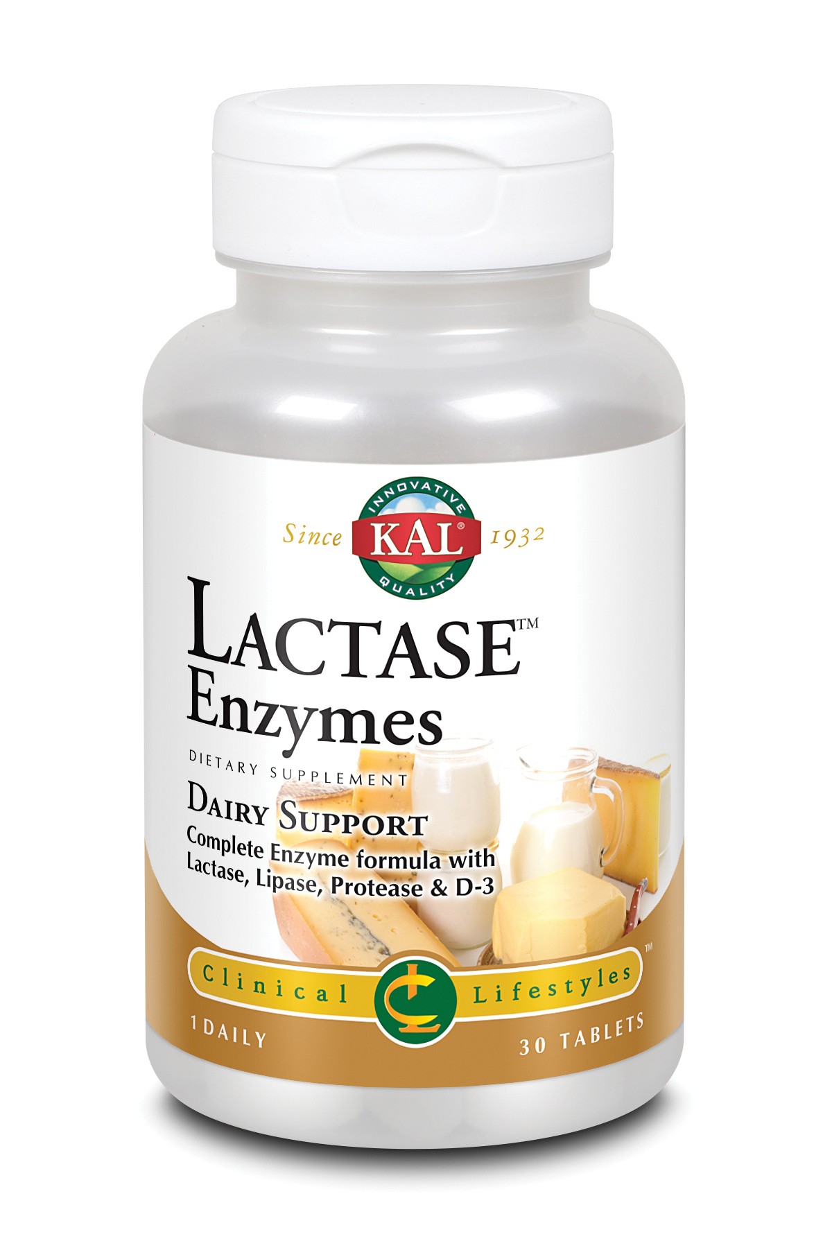 Lactase Enzymes (30 tablete), Kal Botaniq.ro Magazin Online