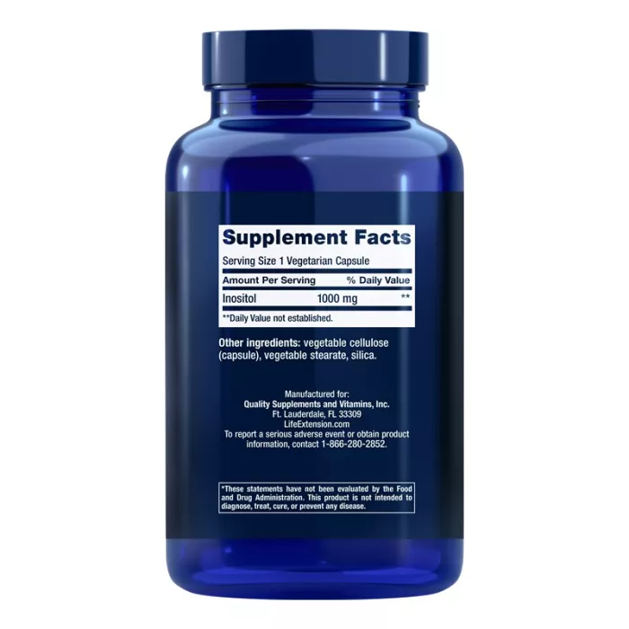 Inozitol 1000 mg (360 capsule), LifeExtension Inozitol 1000 mg (360 capsule), LifeExtension
