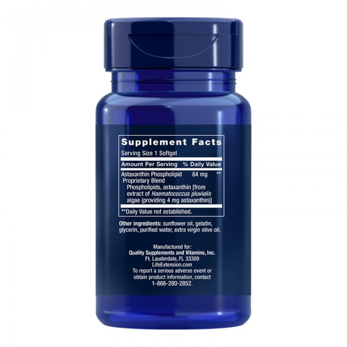 Astaxanthin cu Fosfolipide (30 capsule), LifeExtension Astaxanthin cu Fosfolipide (30 capsule), LifeExtension