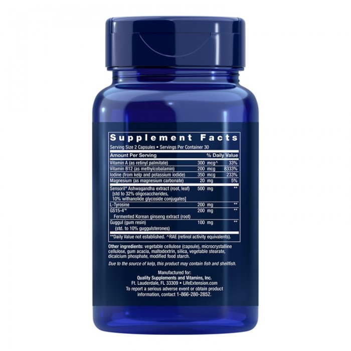 Triple Action Thyroid (60 capsule), LifeExtension Triple Action Thyroid (60 capsule), LifeExtension