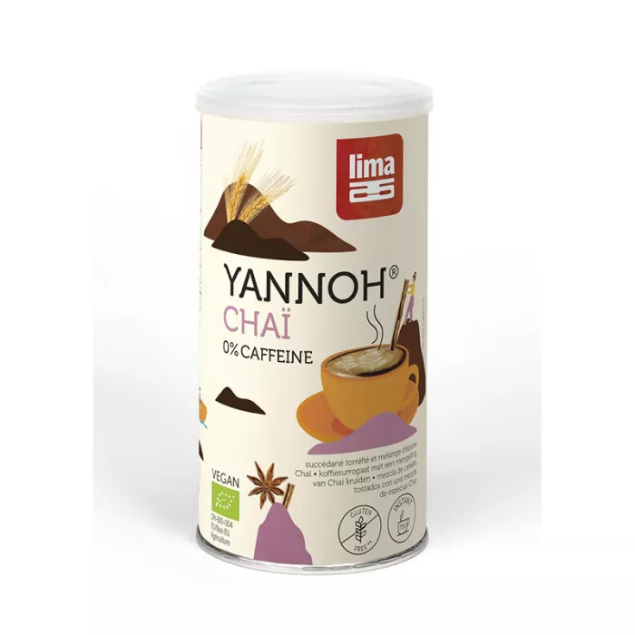 Bautura din cereale Yannoh Instant Chai eco (175 grame), Lima Bautura din cereale Yannoh Instant Chai eco (175 grame), Lima