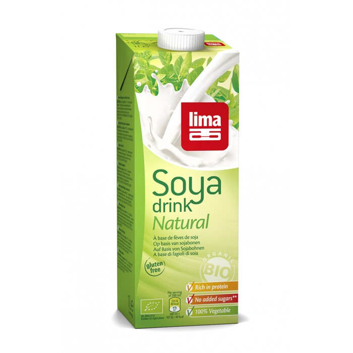 Lapte de soia bio (1 litru), Lima Lapte de soia bio (1 litru), Lima