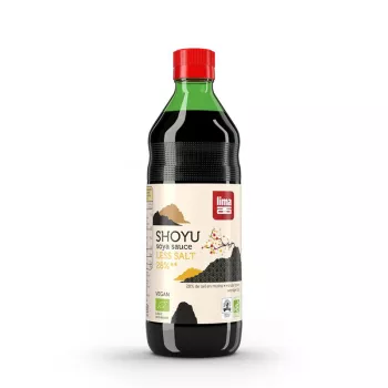 Sos de soia Shoyu eco cu continut redus de sare (250 ml), Lima Sos de soia Shoyu eco cu continut redus de sare (250 ml), Lima