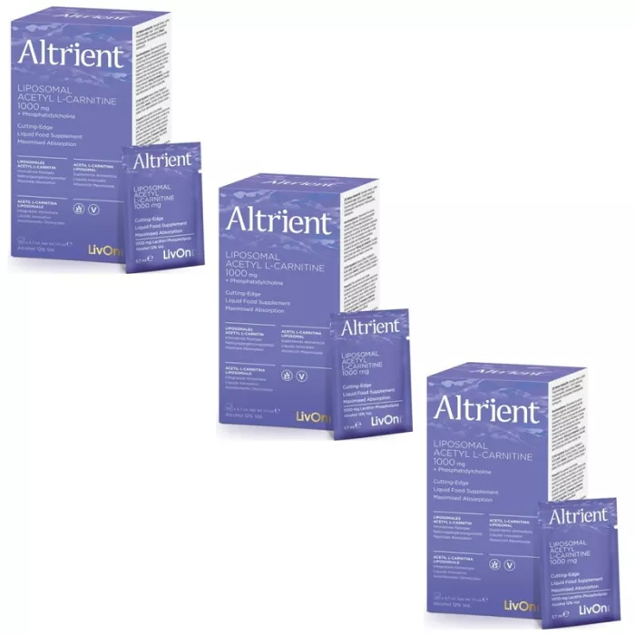 Economy Pack 3 x Altrient Acetyl L-Carnitine (30 pliculete), LivOn Labs Economy Pack 3 x Altrient Acetyl L-Carnitine (30 pliculete), LivOn Labs