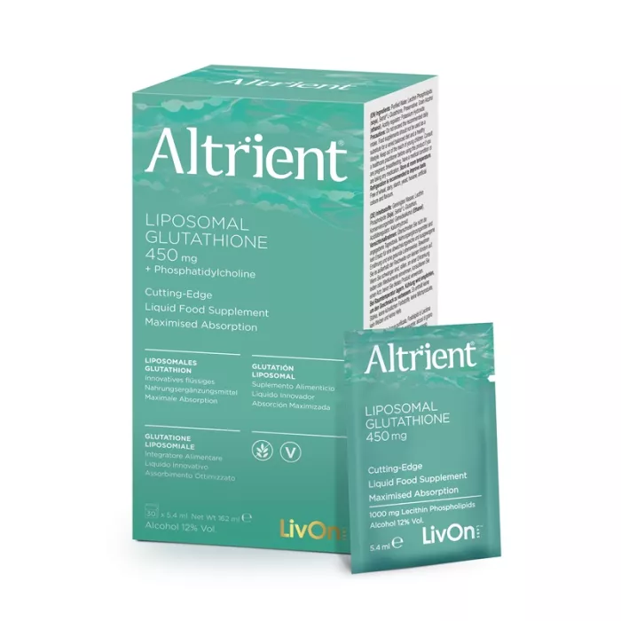 Altrient Glutathione 450mg (30 pliculete) Formulare Lipozomala Altrient Glutathione 450mg (30 pliculete) Formulare Lipozomala