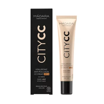 City CC Crema SPF15 anti-poluare Light Beige (40 ml), Madara