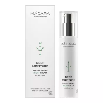Deep Moisture Crema de noapte regeneranta pentru toate tipurile de ten (50 ml), Madara