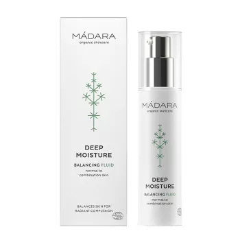 Deep Moisture Fluid hidratant intensiv pentru ten normal sau mixt (50 ml), Madara