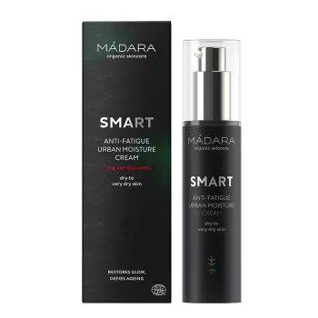 Smart Anti-Fatigue Urban Moisture Cream pentru ten uscat (50 ml), Madara