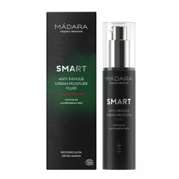 Smart Anti-Fatigue Urban Moisture Fluid pentru ten normal sau mixt (50 ml), Madara