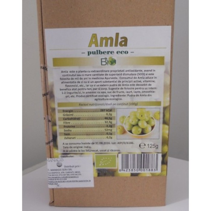 Amla pulbere bio (200g) Amla pulbere bio (200g)