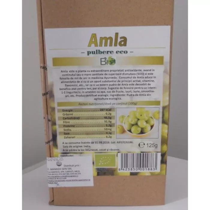 Amla pulbere bio (200g) Amla pulbere bio (200g)