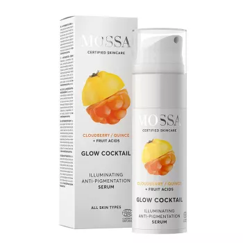 Glow Cocktail Ser iluminator anti-pigmentare (25 ml), Mossa