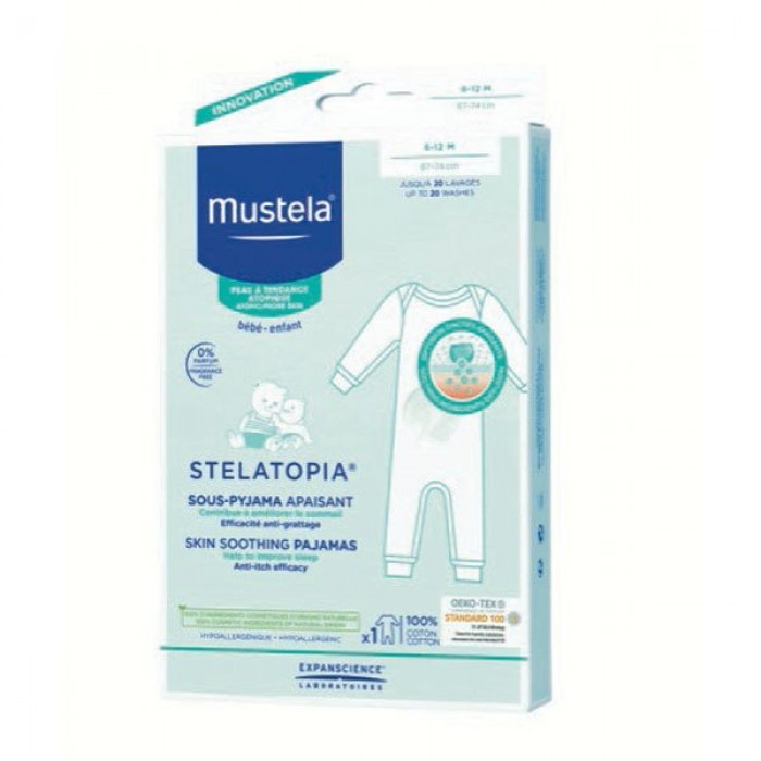 Stelatopia- Pijama cu efect calmant 6-12 luni (67-74 cm), Mustela, COSMETOTEXTILE, Mustela Stelatopia- Pijama cu efect calmant 6-12 luni (67-74 cm), Mustela, COSMETOTEXTILE, Mustela