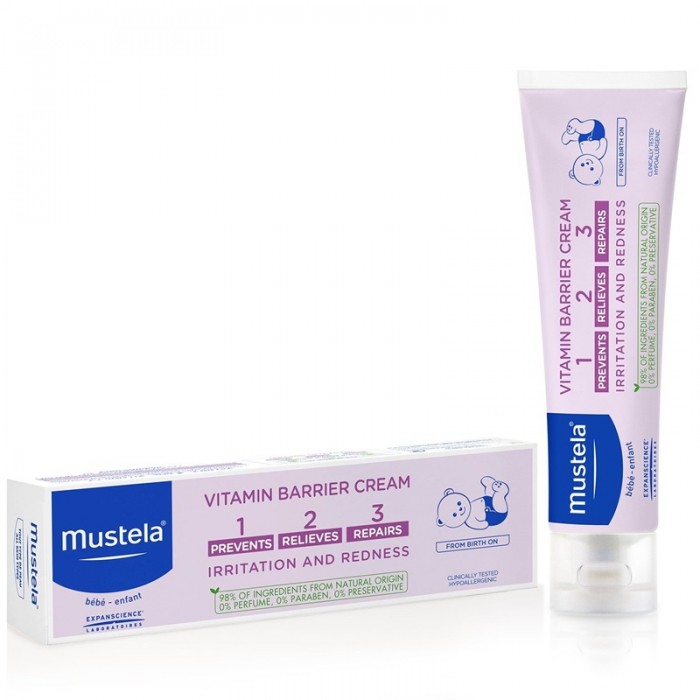 Vitamin barrier 1-2-3 - Crema pentru iritatia de scutec (50ml), Mustela Vitamin barrier 1-2-3 - Crema pentru iritatia de scutec (50ml), Mustela