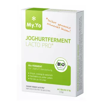 Ferment probiotic pentru iaurt bio Lacto Pro (15 grame), MyYo