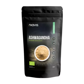Ashwagandha pulbere ecologica/BIO (125 grame), Niavis Ashwagandha pulbere ecologica/BIO (125 grame), Niavis