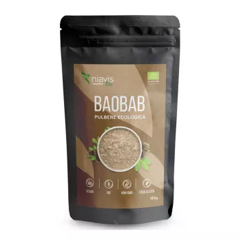 Baobab pulbere ecologica/BIO (125 grame), Niavis Baobab pulbere ecologica/BIO (125 grame), Niavis