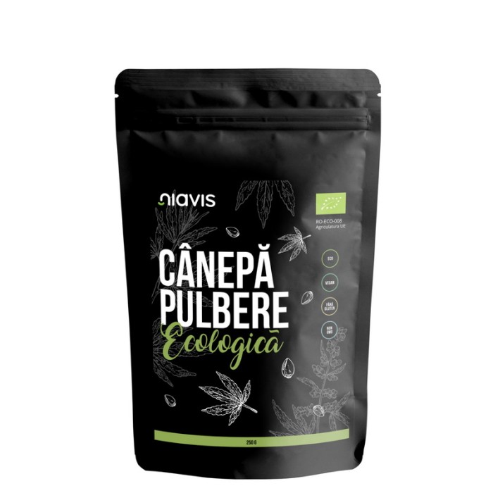 Canepa pulbere ecologica/BIO (250 grame), Niavis