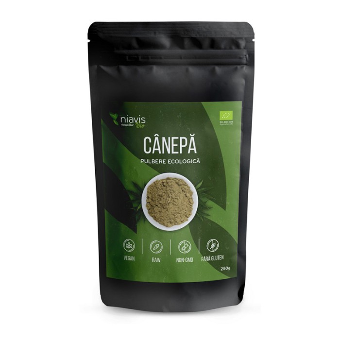 Canepa pulbere ecologica/BIO (250 grame), Niavis Canepa pulbere ecologica/BIO (250 grame), Niavis