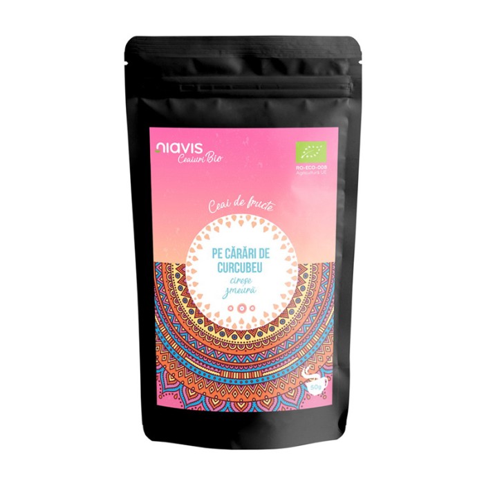 Ceai ecologic/BIO "Pe Carari de Curcubeu" (50 grame), Niavis Ceai ecologic/BIO "Pe Carari de Curcubeu" (50 grame), Niavis