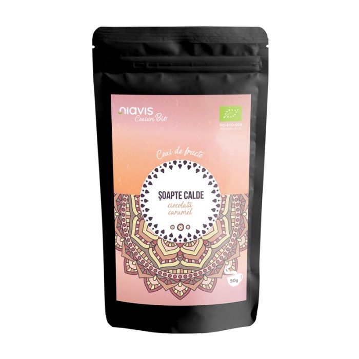 Ceai ecologic/BIO "Soapte Calde" (50 grame), Niavis Ceai ecologic/BIO "Soapte Calde" (50 grame), Niavis