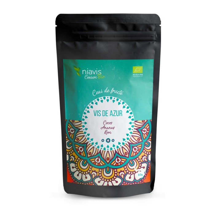 Ceai ecologic/BIO "Vis de Azur" (50 grame), Niavis Ceai ecologic/BIO "Vis de Azur" (50 grame), Niavis