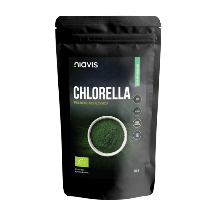 Chlorella pulbere ecologica/BIO (125 grame), Niavis