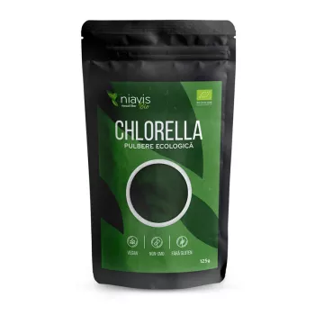 Chlorella pulbere ecologica/BIO (125 grame), Niavis Chlorella pulbere ecologica/BIO (125 grame), Niavis