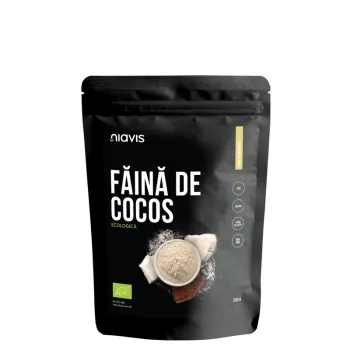 Faina de cocos organica/BIO (250 grame), Niavis Faina de cocos organica/BIO (250 grame), Niavis