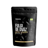 Fulgi de ovaz ecologici fini fara gluten (250 grame), Niavis Fulgi de ovaz ecologici fini fara gluten (250 grame), Niavis