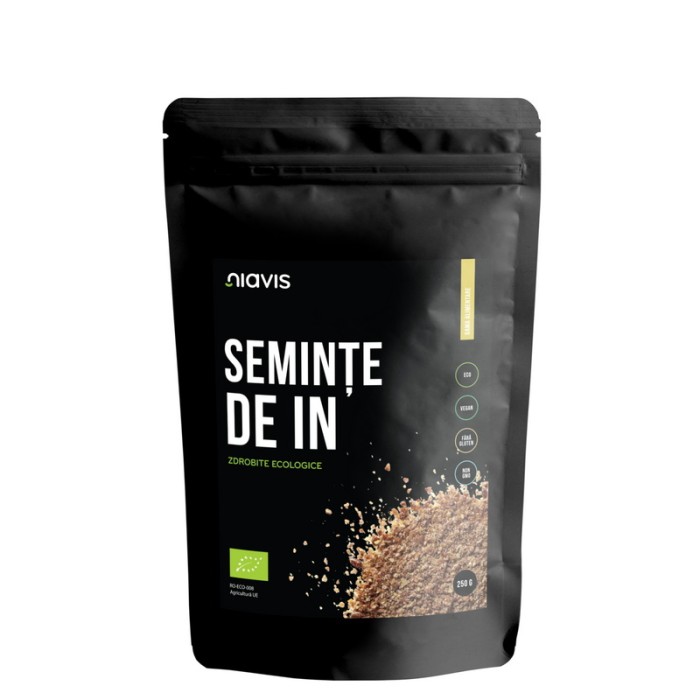 In seminte zdrobite ecologice/BIO (250 grame), Niavis In seminte zdrobite ecologice/BIO (250 grame), Niavis