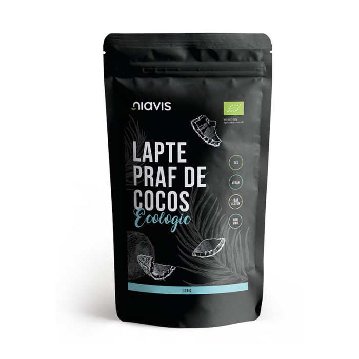 Lapte praf de cocos ecologic/BIO (125 grame), Niavis Lapte praf de cocos ecologic/BIO (125 grame), Niavis