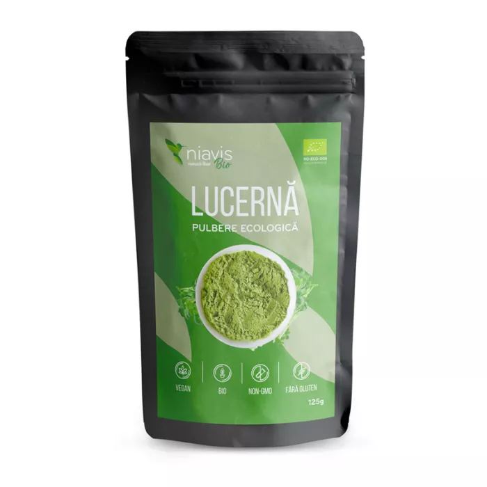 Lucerna pulbere ecologica/BIO (125 grame), Niavis Lucerna pulbere ecologica/BIO (125 grame), Niavis