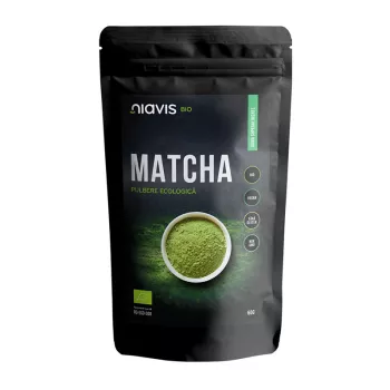 Matcha pulbere ecologica/BIO (60 grame), Niavis Matcha pulbere ecologica/BIO (60 grame), Niavis
