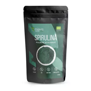 Spirulina pulbere ecologica/BIO (125 grame), Niavis Spirulina pulbere ecologica/BIO (125 grame), Niavis