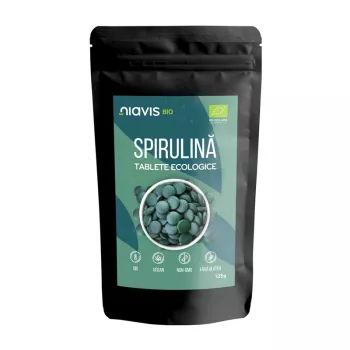 Spirulina tablete ecologice/BIO (125 grame), Niavis Spirulina tablete ecologice/BIO (125 grame), Niavis