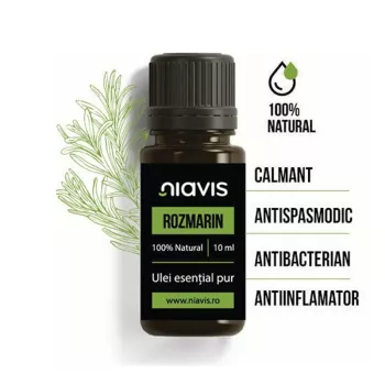 Ulei esential de rozmarin (10 ml), Niavis Ulei esential de rozmarin (10 ml), Niavis