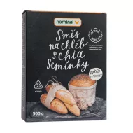 Mix pentru paine cu seminte de Chia fara gluten (500 grame), Nominal