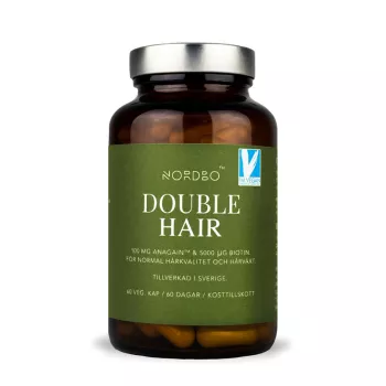 Double Hair Vegan (60 capsule), Nordbo
