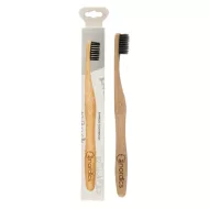 Periuta de dinti din bambus pentru adulti, gri, Nordics