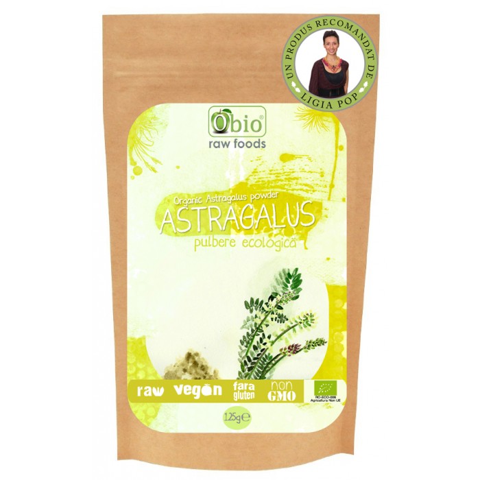 Astragalus pulbere raw bio (125 grame) Astragalus pulbere raw bio (125 grame)